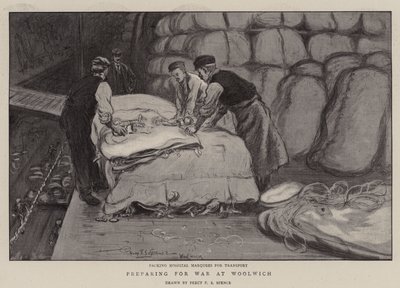 Preparing for War at Woolwich by Percy F.S. Spence